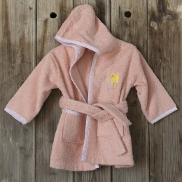 Μπουρνούζι Βρεφικό Giraffe Love Pink Nima