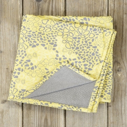 Πετσέτα Θαλάσσης Δύο Όψεων Mamba Grey-Yellow Nima Θαλάσσης 90x150cm 100% Βαμβάκι