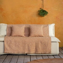 Ριχτάρι Nais Orange Nima Διθέσιο 180x240cm Βαμβάκι-Πολυέστερ