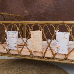 Πάντα Κούνιας Baloo (Σετ 4τμχ) Somon-Multi Nima 27x40cm 100% Βαμβάκι