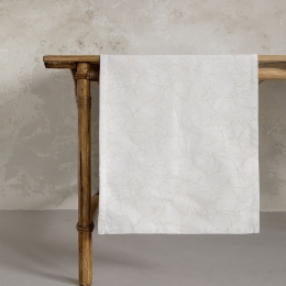 Runner Marble Beige Nima 50Χ165 50x165cm Βαμβάκι-Πολυέστερ