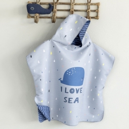 Πόντσο Θαλάσσης Message In A Bottle Blue Nima