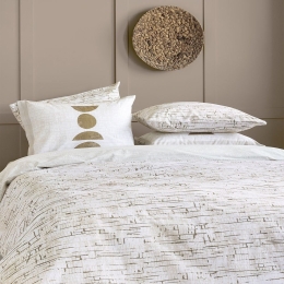 Κουβερλί Swipe Pink-Gold Nima Υπέρδιπλο 220x240cm 100% Βαμβάκι