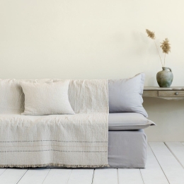 Ριχτάρι Azura Ivory Nima Τετραθέσιο 180x350cm Βαμβάκι-Πολυέστερ