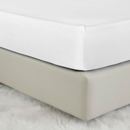 Σεντόνι Βρεφικό Tender Με Λάστιχο White Nima Κούνιας 70x155cm 100% Βαμβάκι