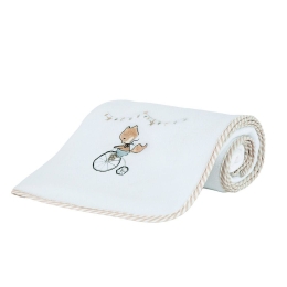 Κουβέρτα Βρεφική Baby Circus White-Multi Nima Αγκαλιάς 80X110cm Πολυέστερ