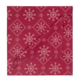 Καρέ Χριστουγεννιάτικο Christmas Day Red-White Nima 85X85