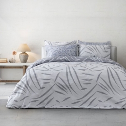Σεντόνια Malik (Σετ 3τμχ) Grey Nima Μονό 170x260cm 100% Βαμβάκι