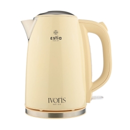 Βραστήρας Ivoris 06-19167 2200w 1,7lt Ivory Estia Ανοξείδωτο Ατσάλι
