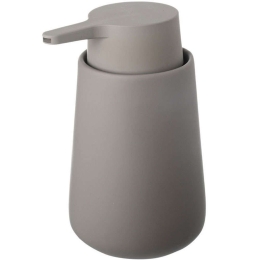 Δοχείο Κρεμοσάπουνου Fjord 02-19785 8,5x8,5x15cm 300ml Taupe Estia Κεραμικό,Πλαστικό