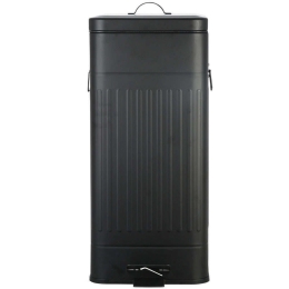Κάδος Απορριμμάτων Antigua Soft Close 01-20040 27,5x36x66cm 30lt Black Estia Ανοξείδωτο Ατσάλι