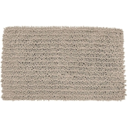 Πατάκι Μπάνιου Shaggy 02-20750 Taupe Estia 50 X 80 Πολυέστερ