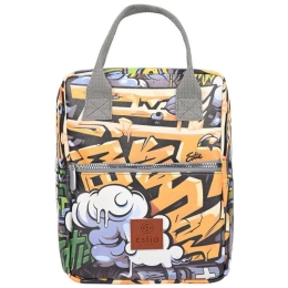 Ισοθερμική Τσάντα Save The Aegean Graffiti Rhythm 01-22402 20x14x27cm 7lt Multi Estia PVC