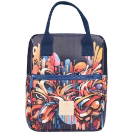 Ισοθερμική Τσάντα Save The Aegean Vibrant Vortex 01-22419 20x14x27cm 7lt Multi Estia PVC