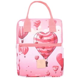 Ισοθερμική Τσάντα Save The Aegean Love Ascend 01-22594 20x14x27cm 7lt Pink Estia PVC