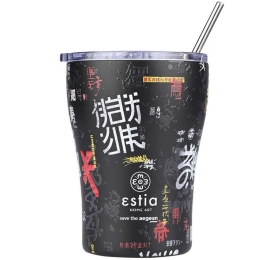 Ποτήρι - Θερμός Με Καλαμάκι Save The Aegean Tokyo Underground 01-22907 350ml Multi Estia