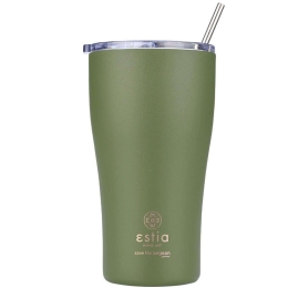 Ποτήρι - Θερμός Με Καλαμάκι Save The Aegean 01-23140 500ml Forest Spirit Estia