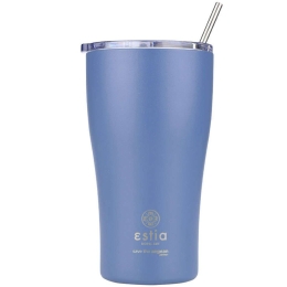 Ποτήρι - Θερμός Με Καλαμάκι Save The Aegean 01-23188 500ml Denim Blue Estia