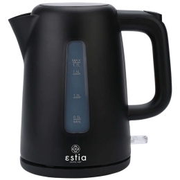 Βραστήρας Intense 06-24598 20,8x17x22,4cm 1,7lt 2200W Black Estia Πλαστικό