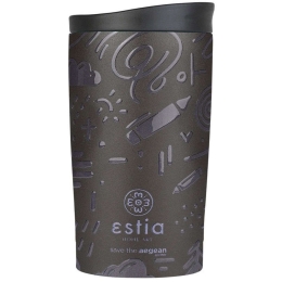 Ποτήρι - Θερμός Save The Aegean Noir Echo 01-25588 350ml Black Estia