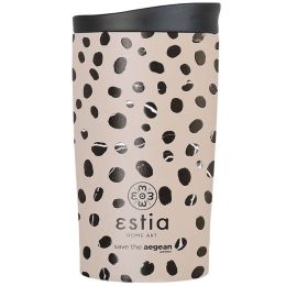 Ποτήρι - Θερμός Save The Aegean Leopard 01-25663 350ml Taupe Estia
