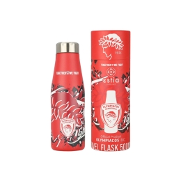 Θερμός Travel Flask Olympiacos BC Edition Together We Fight 00-27162 500ml Red Estia