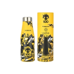 Θερμός Travel Flask AEK BC Edition The Queen Is Here 00-27209 500ml Yellow-Black Estia