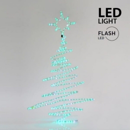 Φωτοσωλήνας Δέντρο Led 600-20018 120x70cm IP44 Multi