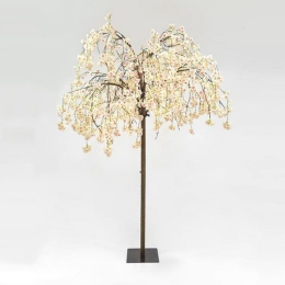 Χριστουγεννιάτικο Δέντρο Κεράσια 288 Led 600-30564 250cm White