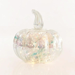 Διακοσμητική Κολοκύθα Φωτιζόμενη 600-42343 11,7cm Clear