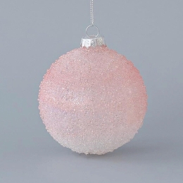 Χριστουγεννιάτικη Μπάλα (Σετ 4Τμχ) 600-45058 8cm Pink