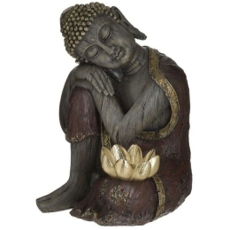 Διακοσμητικός Βούδας 3-70-301-0136 20x20x24cm Multi Inart Πολυρεσίνη