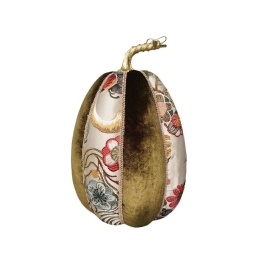 Χριστουγεννιάτικη Φιγούρα Pumpkin Brocade L 030259 8x18x31cm Multi