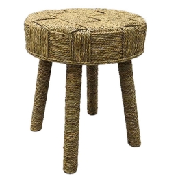 Σκαμπό Rope 16-0885 38x38x45 Natural