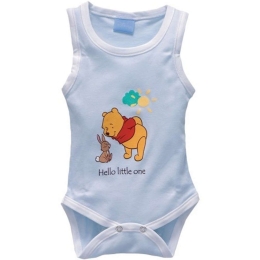 Εσώρουχο Αμάνικο Design 64 40-3791/64 Ciel-White Disney Baby Νο50/56 100% Βαμβάκι