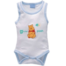 Εσώρουχο Αμάνικο Design 54 40-3792/54 White-Ciel Disney Baby Νο62/67 100% Βαμβάκι
