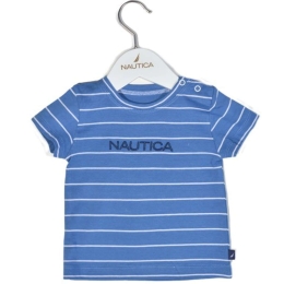 Παιδικό Μπλουζάκι T-Shirt Jersey Organic 49-2110 Ριγέ Blue Nautica Νο86/92 100% Βαμβάκι