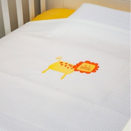Κουβέρτα Βρεφική Πικέ Des.470 Baby Oliver Αγκαλιάς 80x100cm 100% Βαμβάκι