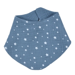 Σαλιάρα Βρεφική Μπαντάνα Σχ. 374 Muslin Blue Baby Oliver 30x30cm