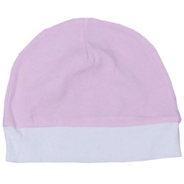 Σκουφάκι Συσκευασία 3Τμχ. 46-6751/12 Jersey Πενιέ Pink-White Baby Oliver Από Νεογέννητο 100% Βαμβάκι