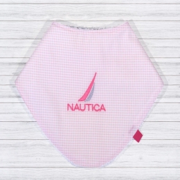 Σαλιάρα Μπαντάνα 49-9747/922 Pink Nautica 26x26cm 100% Βαμβάκι