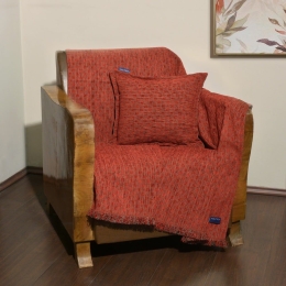Ριχτάρι 49-10100/1106 Red Nautica Πολυθρόνα 170x180cm Chenille-Πολυέστερ