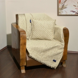 Ριχτάρι 49-10100/1104 Beige Nautica Πολυθρόνα 170x180cm Chenille-Πολυέστερ