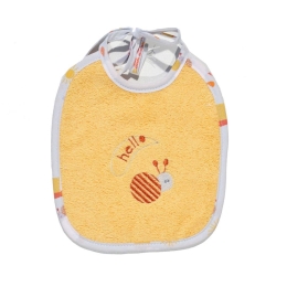 Σαλιάρα Σαλιγκάρι Des 177 Red Baby Oliver 20x20cm 100% Βαμβάκι
