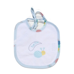Σαλιάρα Αδιάβροχη Σαλιγκάρι Des 178 Ciel Baby Oliver 20x20cm Βαμβάκι-PVC