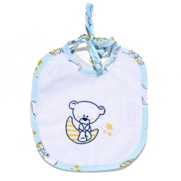 Σαλιάρα Αδιάβροχη Αρκουδάκι Des 181 Ciel Baby Oliver 20x20cm Βαμβάκι,Pvc