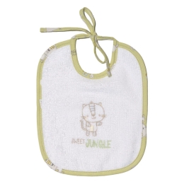 Σαλιάρα Τιγράκι Des 180 Khaki Baby Oliver 20x25cm 100% Βαμβάκι