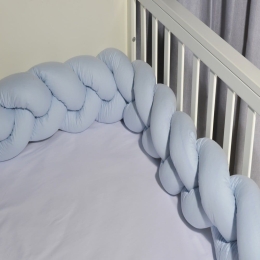 Πάντα Κούνιας - Πλεξούδα Τριπλή Des 311 Ciel Baby Oliver 20x200cm Βαμβάκι-Πολυέστερ
