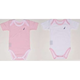 Εσώρουχα (Σετ 2Τμχ.) 46-2010 Κοντομάνικο Pink Nautica Νο68/73 100% Βαμβάκι