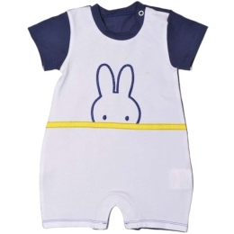 Φορμάκι Καλοκαιρινό Design 10 48-8752-62/10 Με Κέντημα White-Blue Miffy Νο62/67 Βαμβάκι-Elastane